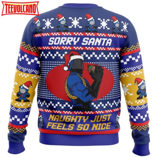 Sorry Santa Cobra Commander GI Joe Ugly Christmas Sweater