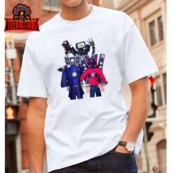 Speakerman Skibidi Toilet Shirt, Cameraman, TVman v1 v2 T-Shirt