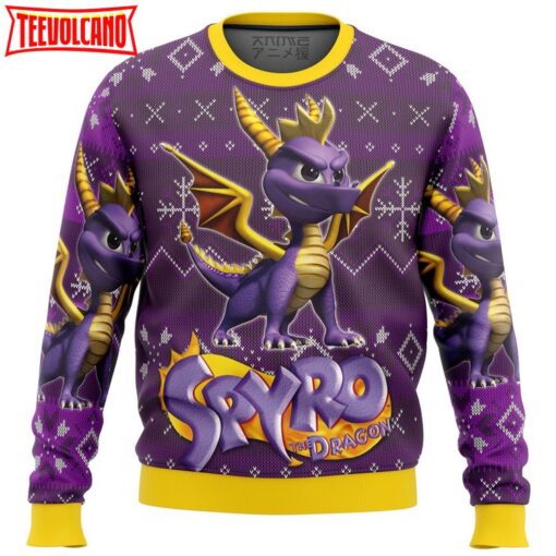 Spyro the Dragon Ugly Christmas Sweater