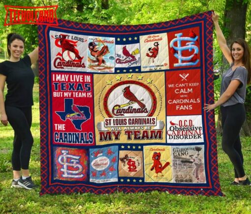 St. Louis Cardinals Texas 3D Customized Quilt Blanket