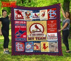 St. Louis Cardinals West Virginia 3D Customized Quilt Blanket