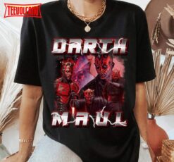 Star Wars Darth Maul Portrait Poster Graphic T-Shirt