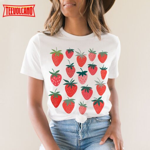 Strawberry Shirt Strawberry Clothes Strawberry Top Garden Shirt