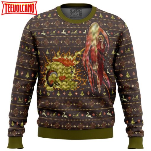 Street Fighter Ken Vs. Blanka Ugly Christmas Sweater