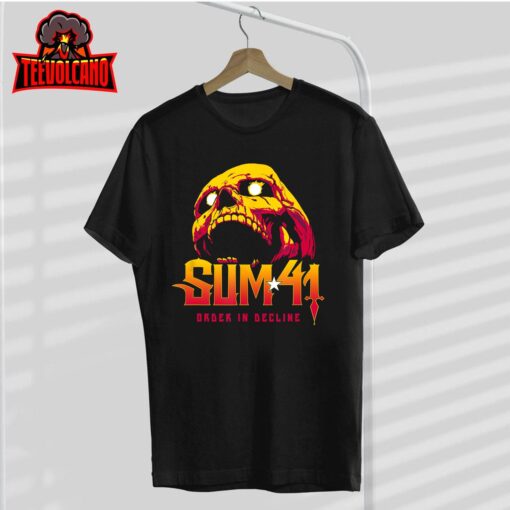 Sum 41 Order In Decline Skull T-Shirt