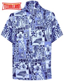 Summer Shirt Button Down Short Sleeve Beach Shirt Hawaii Shirt