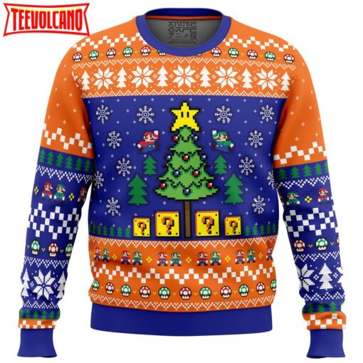 Super Bros Christmas Super Mario Bros. Ugly Christmas Sweater