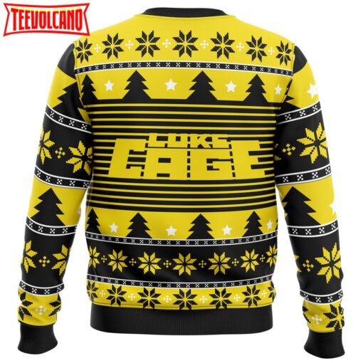 Sweet Christmas Luke Cage Ugly Christmas Sweater