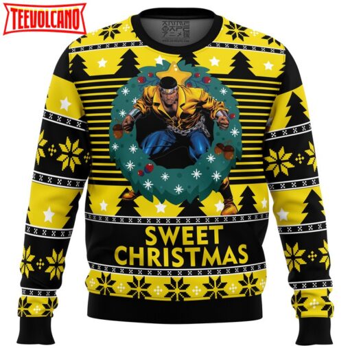 Sweet Christmas Luke Cage Ugly Christmas Sweater