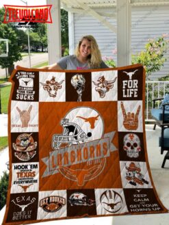 Texas Longhorns 3D Customized Quilt Blanket