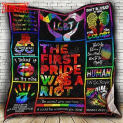 The First Pride Was Riot 3D Quilt Blanket