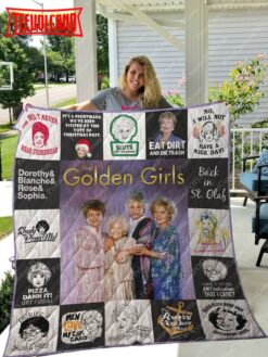 The Golden Girl Version 3D Quilt Blanket