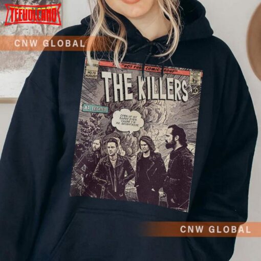 The Killers Comic Shirt, Merch Art Mr Brightside Hot Fuss Album T Shirt