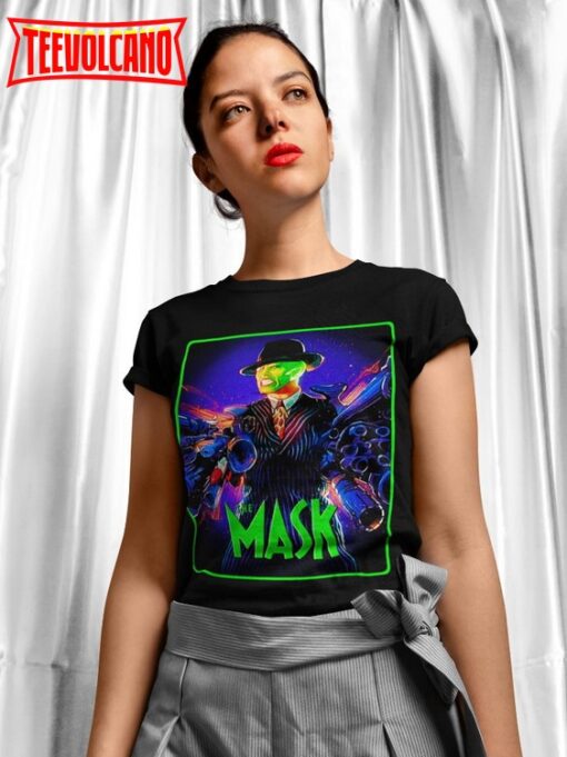 The Mask T-Shirt, The Mask Movie Poster T Shirt, 90s Movie Nostalgia Shirt V2