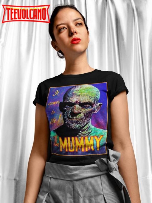 The Mummy Classic Monster Movie Poster T Shirt, Nostalgic Monster Movie Shirt