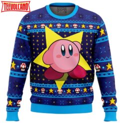 The Pink Hero Kirby’s Dream Land Ugly Christmas Sweater