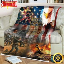 The United State Army Fleece Throw Blanket