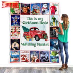 This Is My Christmas Movie Watching, Christmas Movies Quilt Blanket