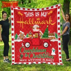 This Is My Hallmark Christmas Quilt, Christmas Blanket