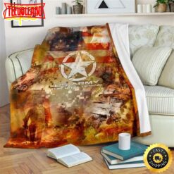 This We Will n Us Army Fleece Throw Blanket