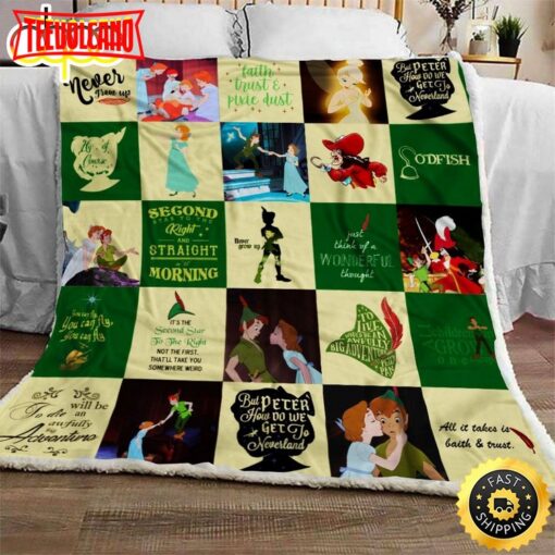 Tinker Bell Disney Blanket Gift For Fans Movie Disney