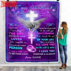 To My Husband  From Wife I Can Promise I’ll Love You for The Rest of Mine Birthday Blanket