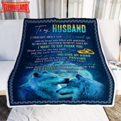 To My Husband From Wife Name Good Men Do till Exist Birthday Anniversary Wedding Blanket