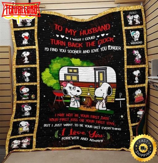 To My Husband Snoopy The Peanuts Movie Snoopy Dog Blanket