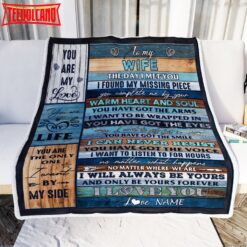 To My Wife  From Husband I Love You Blessing weet Wife Birthday Anniversary Blanket