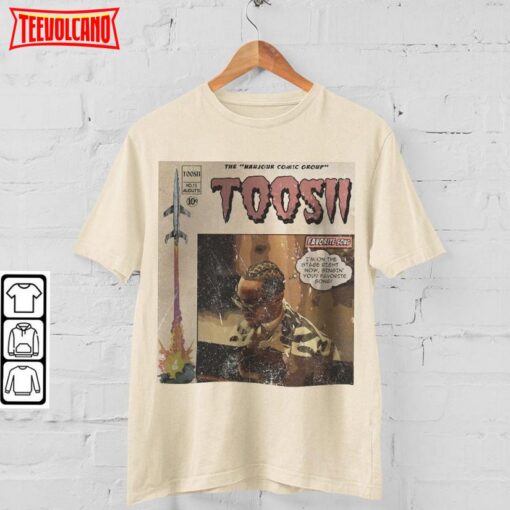 Toosii Comic Merch Book Art Favorite Song Naujour Album Concert T Shirt