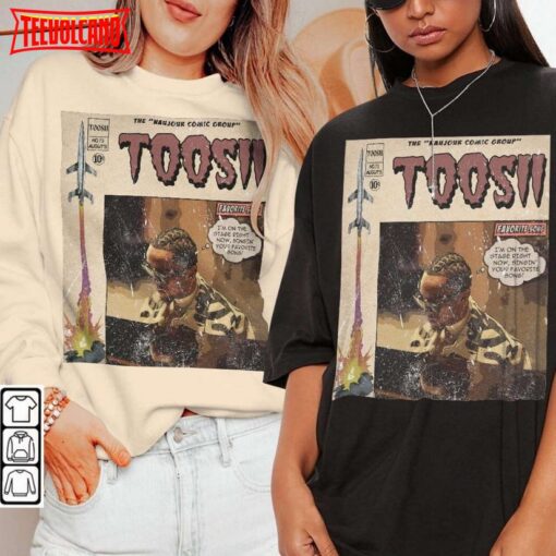 Toosii Comic Merch Book Art Favorite Song Naujour Album Concert T Shirt