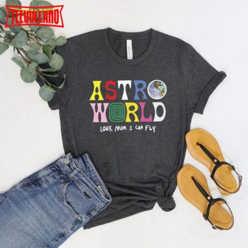 Travis Scott Astroworld Concert Official Tour White T Shirt