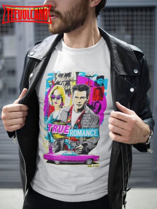 True Romance Movie Poster Shirt, 90s Movie Nostalgia T Shirt