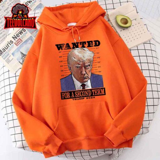 Trump 2024 Wanted For A 2nd Term T-Shirt