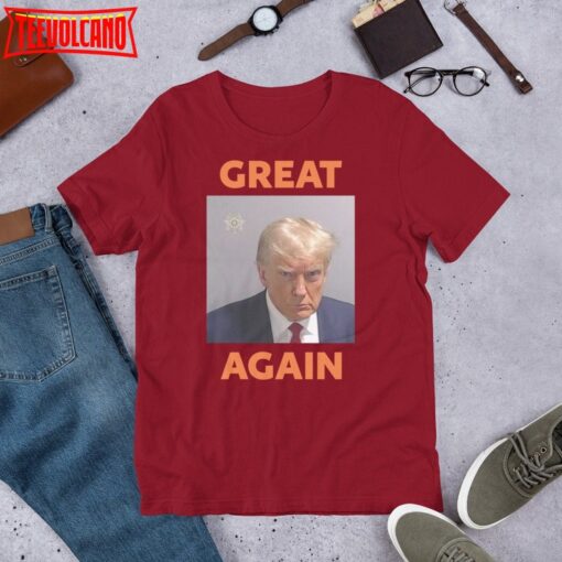 TRUMP PRISON MUGSHOT – President Donald J Trump Jail Mugshot Georgia Prison Shirt