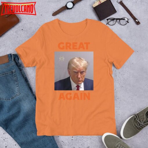 TRUMP PRISON MUGSHOT – President Donald J Trump Jail Mugshot Georgia Prison Shirt