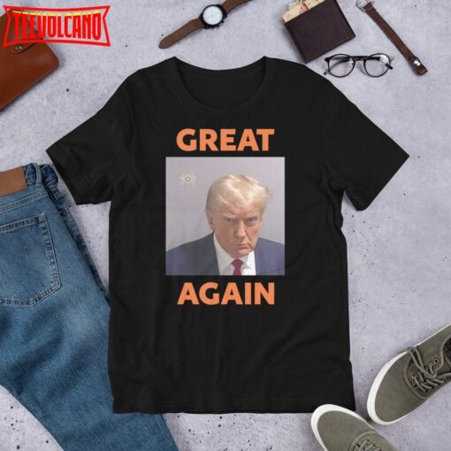 TRUMP PRISON MUGSHOT – President Donald J Trump Jail Mugshot Georgia Prison Shirt