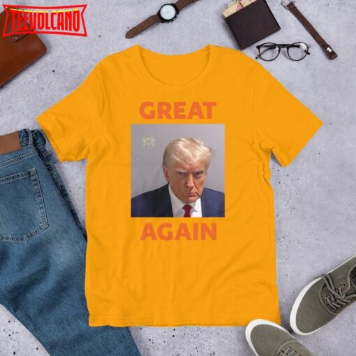 TRUMP PRISON MUGSHOT – President Donald J Trump Jail Mugshot Georgia Prison Shirt