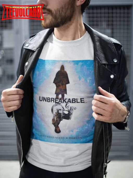 Unbreakable Movie Poster T-Shirt, Action Movie Fan T Shirt