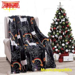 Unicorn Spiderweb Blanket Halloween Festival