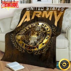 United State Army Proud Fleece Throw Blanket