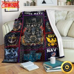 United State Navy 1775 Fleece Throw Blanket