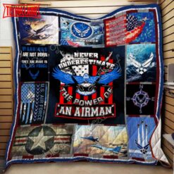 U.S. Air Force 3D Quilt Blanket