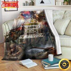 Us Army This We Will Defend Fleece Throw Blanket