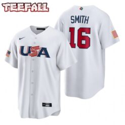 USA Will Smith White 2023 World Baseball Classic Jersey