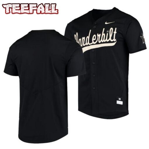 Vanderbilt Commodores College Baseball Black Elite Jersey