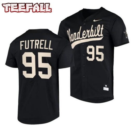 Vanderbilt Commodores Devin Futrell College Baseball Jersey Black