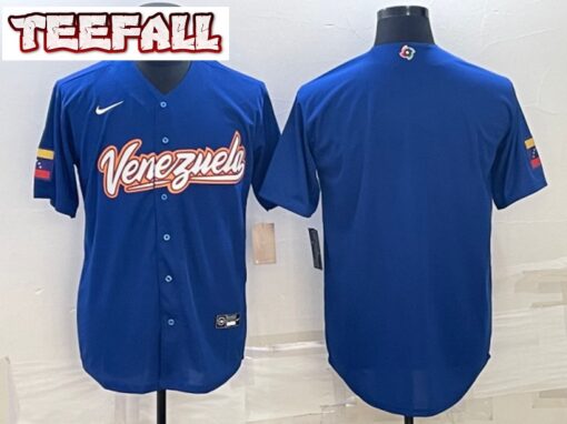 Venezuela Blue 2023 World Baseball Classic Jersey