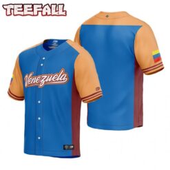 Venezuela Royal 2023 World Baseball Classic Jersey