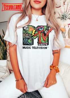 Vintage 90s Music Television Nostalgic MTV Shirt, Retro MTV Logo Shirt